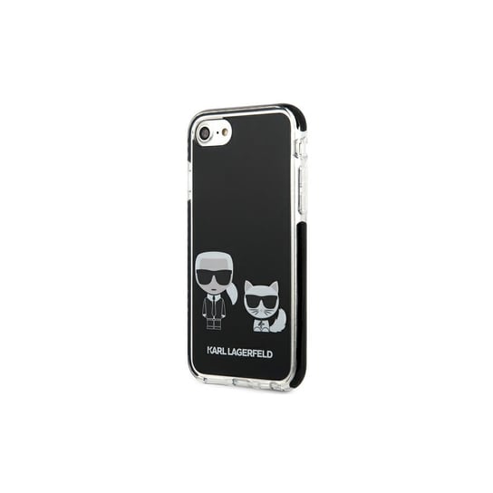 Karl Lagerfeld, Nakładka do iPhone 7, 8, SE 2020, SE 2022 KLHCI8TPEKCK hard case, czarny Karl & Choupette Karl Lagerfeld