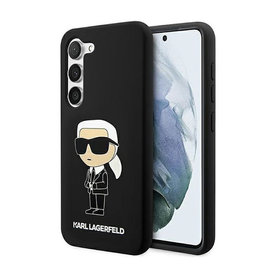Karl Lagerfeld Silicone NFT Ikonik - Etui Samsung Galaxy S23 (czarny) Karl Lagerfeld