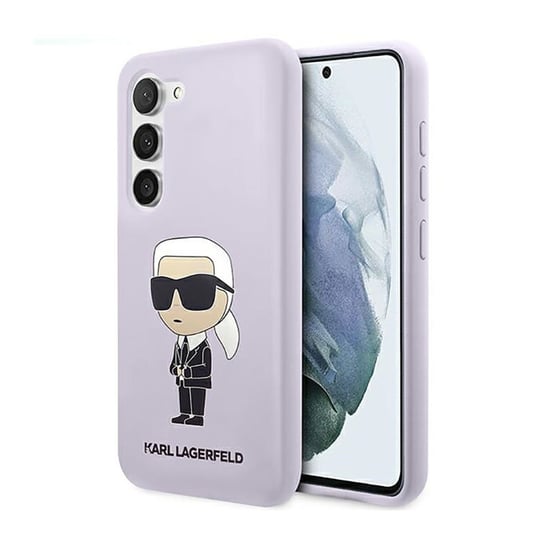 Karl Lagerfeld Silicone NFT Ikonik - Etui Samsung Galaxy S23+ (fioletowy) Karl Lagerfeld