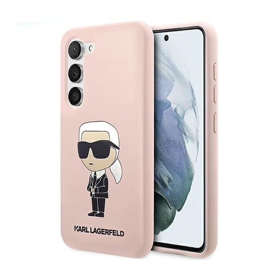 Karl Lagerfeld Silicone NFT Ikonik - Etui Samsung Galaxy S23+ (różowy) Karl Lagerfeld