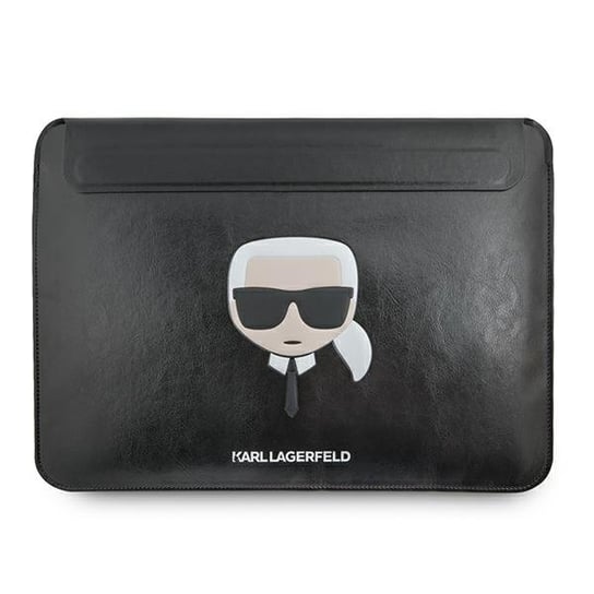 Karl Lagerfeld Sleeve KLCS14KHBK 13/14" czarny/black Ikonik Karl`s Head Karl Lagerfeld