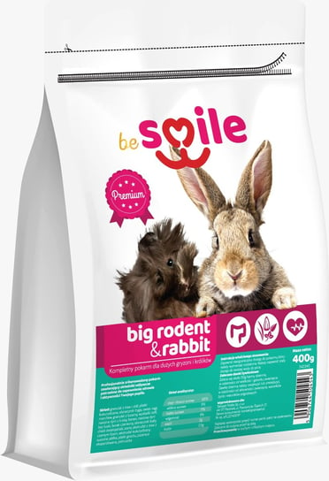 Karma Besmile Rodent&Rabbit Big 400G Pokarm Dla Dużych Gryzoni I Królików HEDO