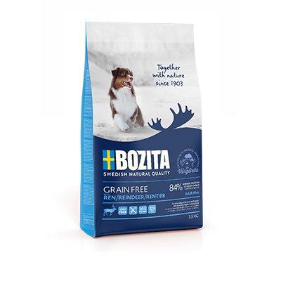 Karma bezzbożowa dla psa BOZITA Dog Grain Free Adult Plus Reindeer, 1.1 kg Bozita
