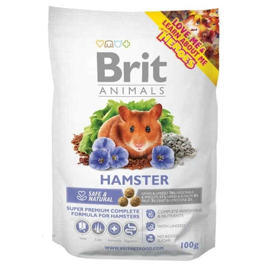 Karma dla chomików BRIT Hamster Complete, 100 g Brit