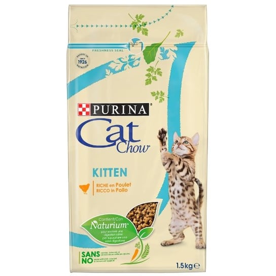 Karma dla kociąt PURINA Cat Chow Kitten Kurczak, 1,5 kg. Nestle