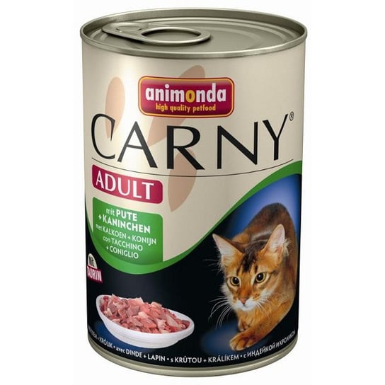 Karma dla kota Animonda Carny Adult Indyk i królik, 400 g Animonda