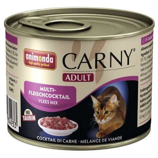 Karma dla kota Animonda Carny Adult, koktajl mięsny, 200 g Animonda