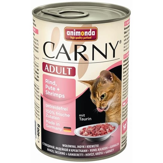 Karma dla kota Animonda Carny Adult Wołowina, Indyk i krewetki, 400 g Animonda