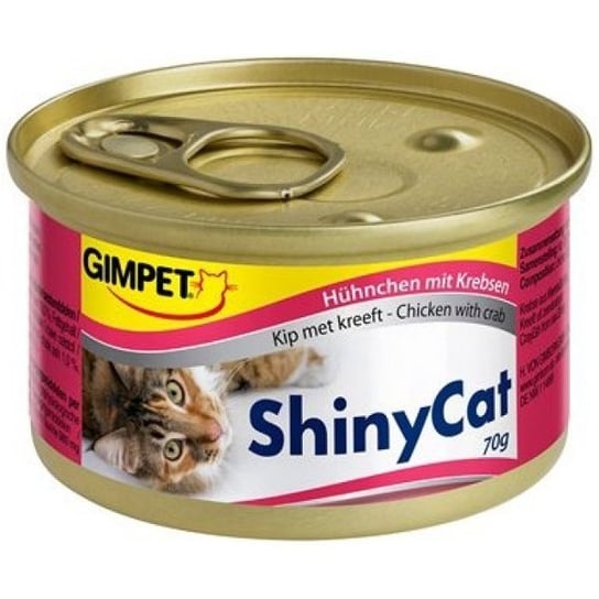 Karma dla kota GIMPET Shinycat, kurczak i krab, 70 g . Gimpet