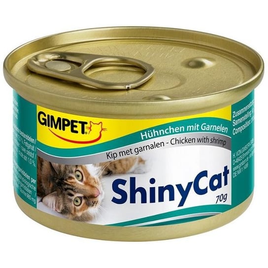 Karma dla kota Gimpet Shinycat, kurczak i krewetki, 70 g Gimpet