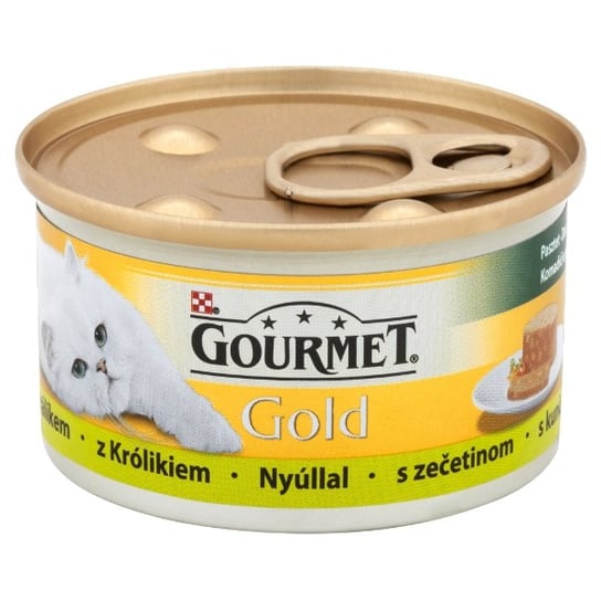 Karma dla kota GOURMET Gold Pasztet z królikiem, 85 g . Nestle
