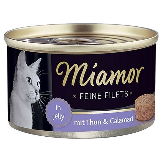 Karma dla kota Miamor Feine Filets Tuńczyk i Kalmary, 100 g Finnern