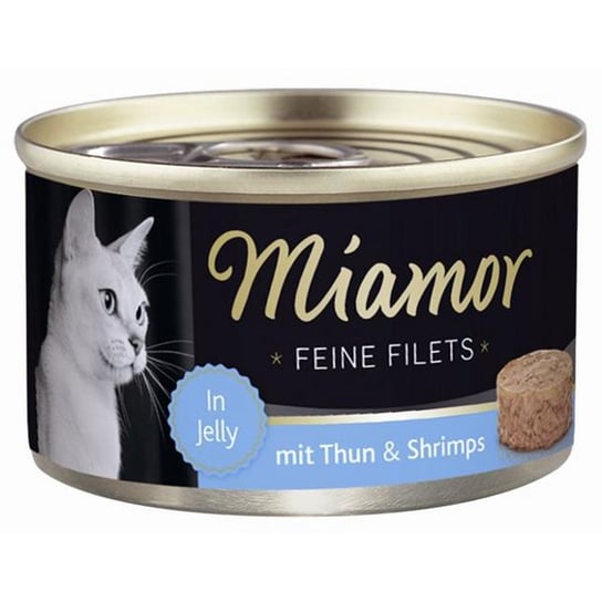 Karma dla kota Miamor Feine Filets Tuńczyk i krewetki, 100 g Finnern