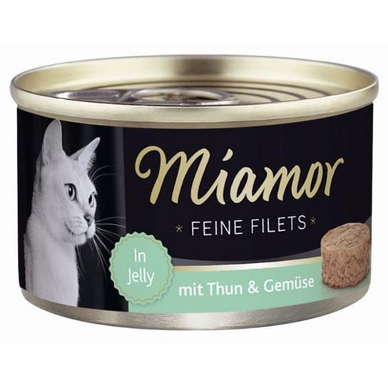 Karma dla kota Miamor Feine Filets Tuńczyk i warzywa, 100 g Finnern