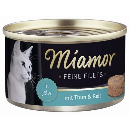 Karma dla kota Miamor Feine Filets z tuńczykiem i ryżem, 100 g Finnern