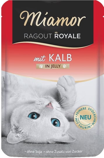 Karma dla kota Miamor Ragout Royale z cielęciną, 100 g Finnern