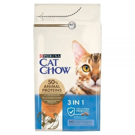 Karma dla kota PURINA Cat Chow 3 w 1, 1,5 kg . Nestle