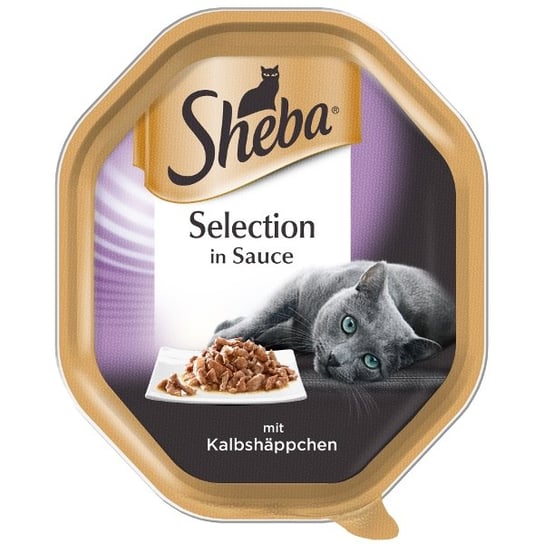 Karma dla kota SHEBA Selection in Sauce Cielęcina w sosie, 85 g. Mars