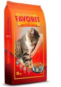 Karma dla kotów FAVORIT Mix, 10 kg. FAVORIT