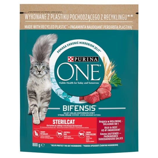 Karma dla kotów kastrowanych i po sterylizacji PURINA One SterilCat, 800 g  . Nestle