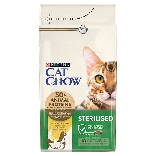 Karma dla kotów po sterylizacji PURINA Cat Chow Sterilised, 1,5 kg Nestle