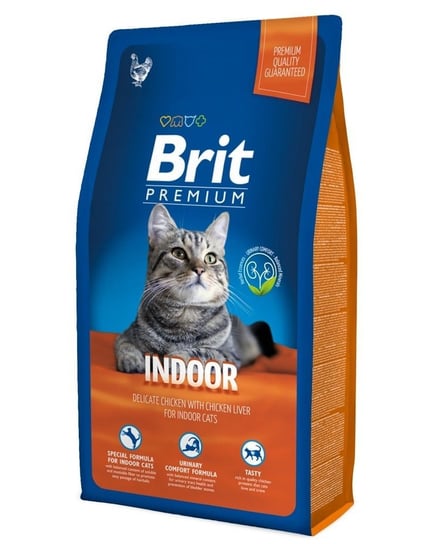 Karma dla kotów przebywających w domu BRIT Premium Cat Indoor, 1,5 kg Brit