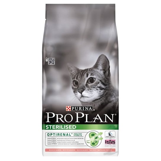 Karma dla kotów sterylizowanych PRO PLAN OptiRenal Sterilised, łosoś, 10 kg . Nestle