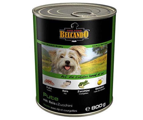 Karma dla psa BELCANDO, indyk z ryżem, 800 g. Belcando