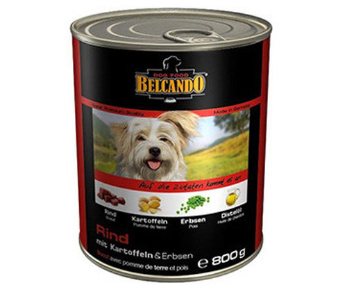 Karma dla psa BELCANDO, wołowina z ziemniakami, 800 g. Belcando