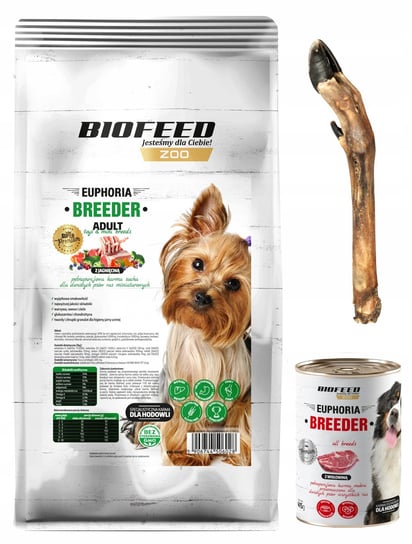 Karma dla psa BIOFEED Adult Toys Mini Z JAGNIĘCINĄ 10KG Biofeed