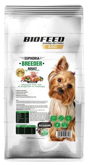 Karma dla psa BIOFEED Adult Toys Mini Z JAGNIĘCINĄ 2KG Biofeed