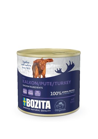 Karma dla psa BOZITA, pasztet z indykiem, 625 g Bozita