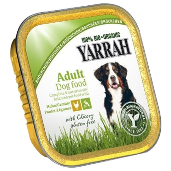 Karma dla psa Eko YARRAH Kawałki kurczaka z warzywami, 150 g Yarrah