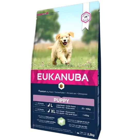 Karma Dla Psa Eukanuba Puppy L & Xl Breeds Lamb 2,5Kg Eukanuba