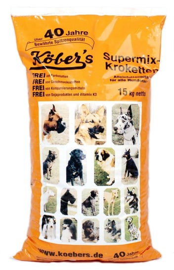Karma dla psa KOEBERS Supermix Kroketten, 15 kg. Koebers