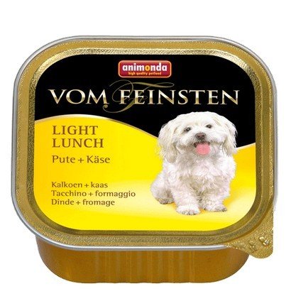 Karma dla psów, ANIMONDA VOM FEINSTEN Light Lunch, indyk i ser, 150 g. Animonda vom Feinsten