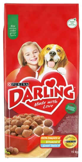 Karma dla psów dorosłych, wołowina i warzywa DARLING, 15 kg . Nestle
