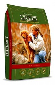 Karma dla psów LECKER Premium, wołowina z ryżem, 10 kg. LECKER