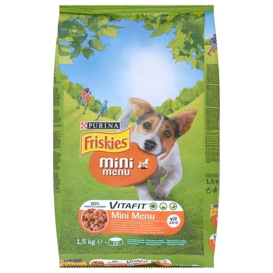 Karma dla psów małych FRISKIES Vitafit Mini Menu, z kurczakiem, 1,5 kg . Nestle