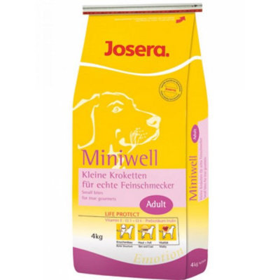 Karma dla psów małych ras JOSERA Miniwell, 15 kg. Josera