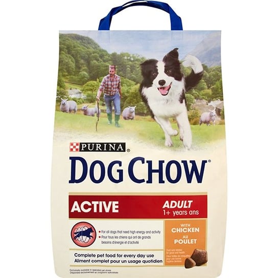 Karma dla psów PURINA Dog Chow Active Adult, z kurczakiem, 2,5 kg . Nestle