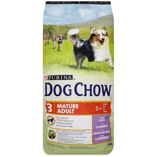 Karma dla psów PURINA Dog Chow Mature Adult, z jagnięciną, 14 kg. Nestle