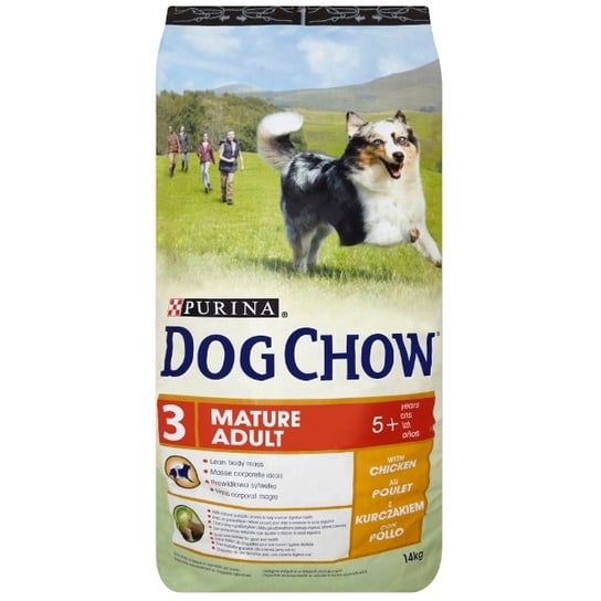 Karma dla psów PURINA Dog Chow Mature Adult, z kurczakiem, 14 kg. Nestle