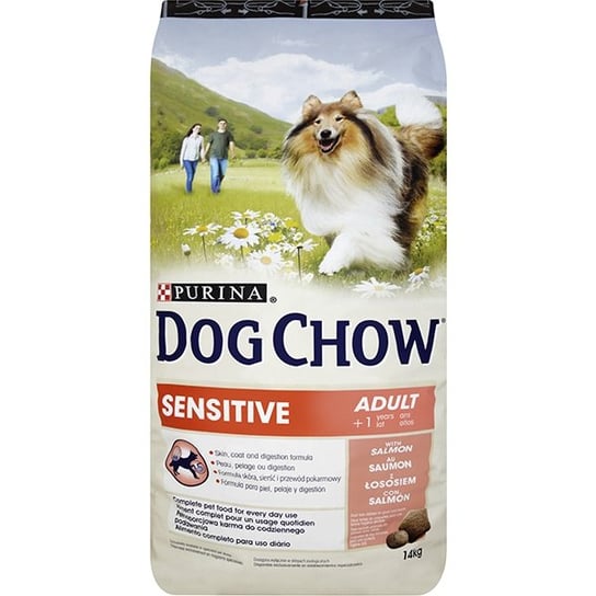 Karma dla psów PURINA Dog Chow Sensitive Adult, łosoś, 14 kg. Nestle