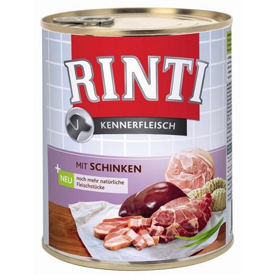 Karma dla psów RINTI Kennerfleisch, szynka, 800 g. Finnern