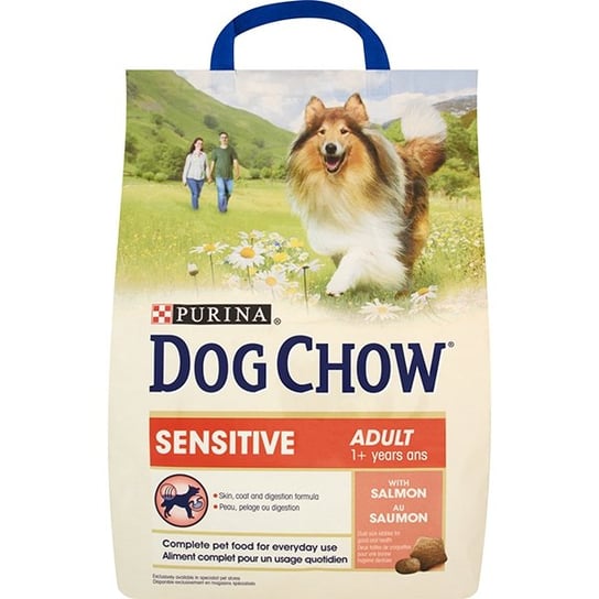 Karma dla psów starszych PURINA Dog Chow Sensitive, łosoś, 2,5 kg. Nestle