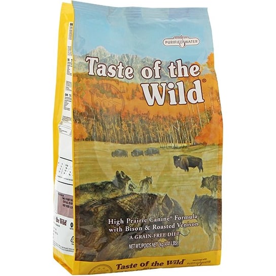 Karma dla psów Taste Of The Wild High Prairie Canine, z bizonem i jeleniem, 2 kg. Taste of the Wild