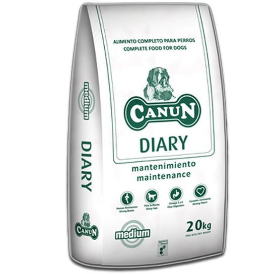 Karma dla psów z nadwagą i dojrzałych CANUN Diary, 20 kg Canun