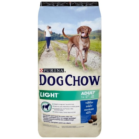 Karma dla psów z tendencją do nadwagi PURINA Dog Chow Light, z indykiem, 14 kg . Nestle