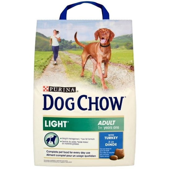 Karma dla psów z tendencją do nadwagi PURINA Dog Chow Light, z indykiem, 2,5 kg. Nestle